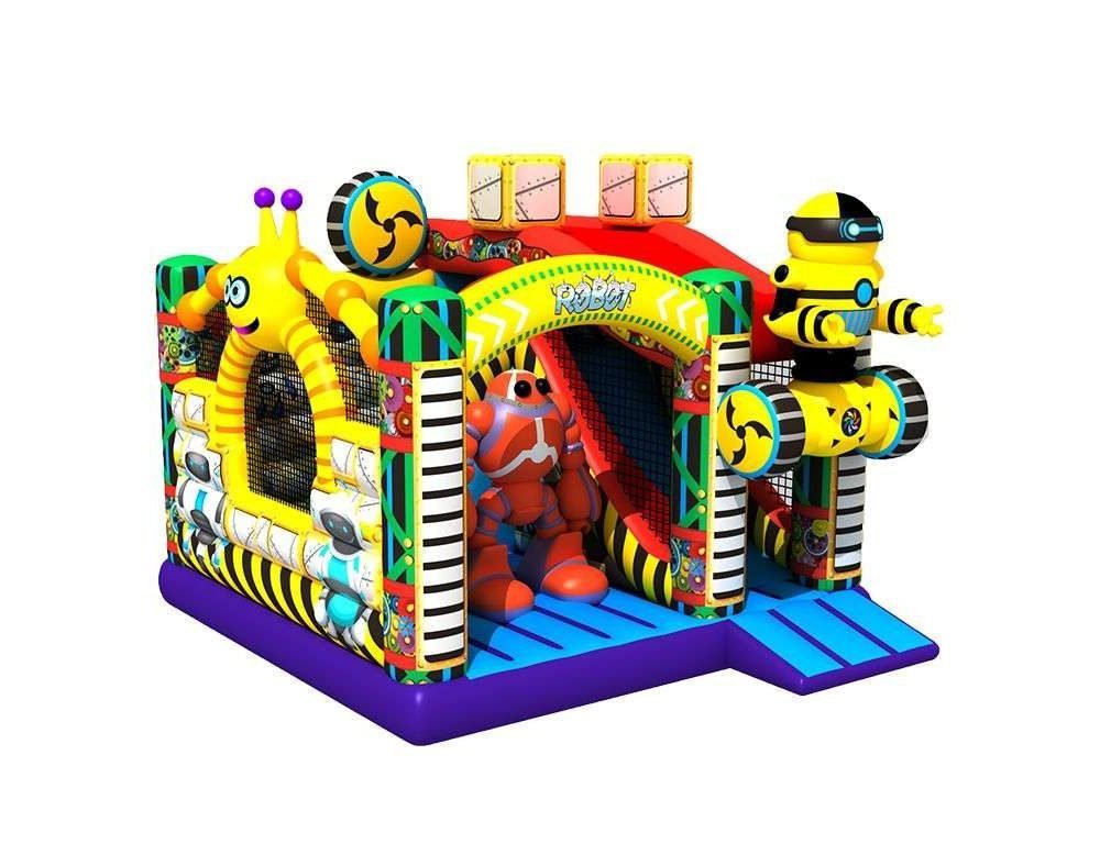 Bouncy Robot Inflatable Slide Bounce House