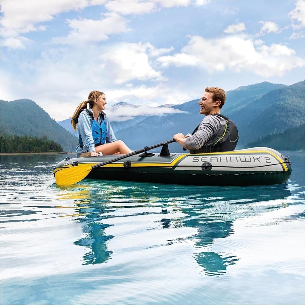 Intex Seahawk 4 Boat Set Inflatable Air PVC - Image 5