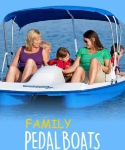 Pelican Rainbow Deluxe Pedal Boat 4 Person Family Boat - Image 2
