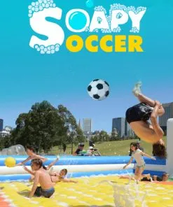 Soapy Football Pitch - Inflatable Team game 70ft x 40ft - Image 2
