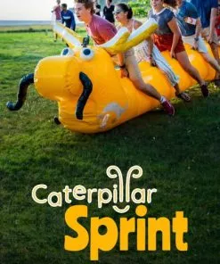Caterpillar Inflatable Team Racing Game 5m - Image 2