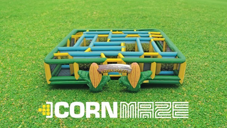 Corn Maze Giant Inflatable Obstacle Course - Image 3