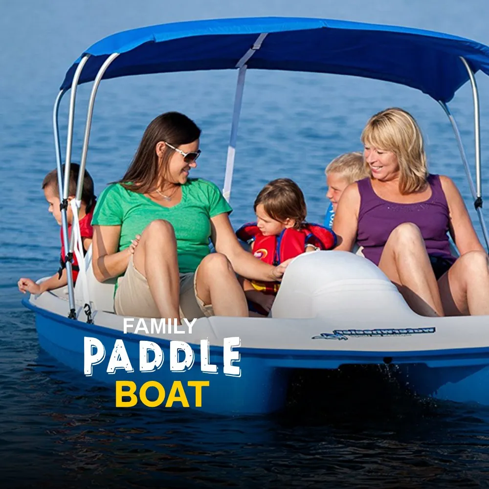 Pelican Rainbow Deluxe Pedal Boat 4 Person Family Boat