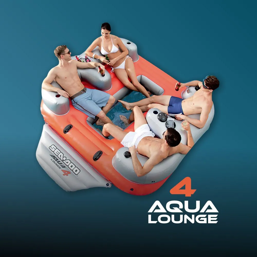 Sea-Doo Aqua Lounge 4 Person Inflatable Island Float