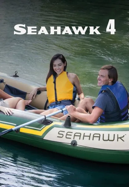 Intex Seahawk 4 Boat Set Inflatable Air PVC - Image 6