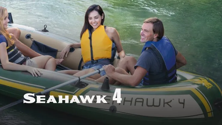 Intex Seahawk 4 Boat Set Inflatable Air PVC - Image 7
