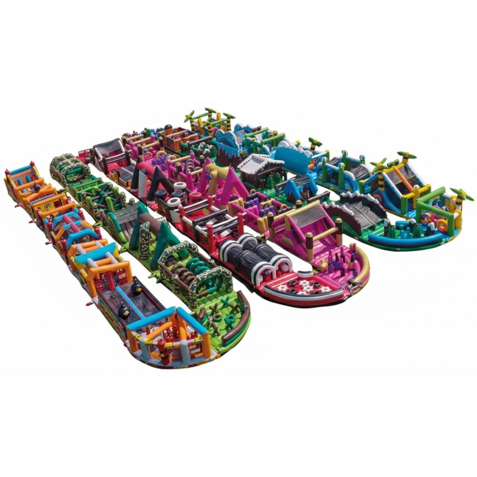 The Largest Inflatable Obstacle Course