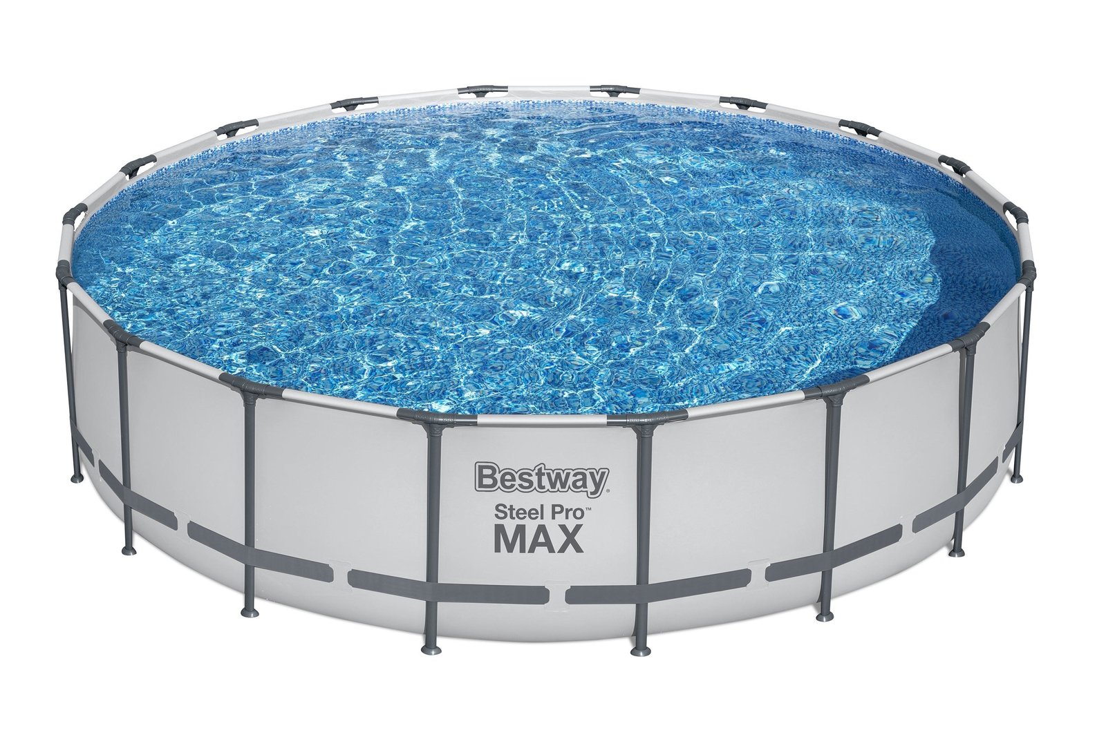 Bestway 56462 | Size 17.8 x 17.8 x 4.00 Ft | Steel Pro MAX Round Metal Frame Portable Ready-Made Swimming Pool - Image 2
