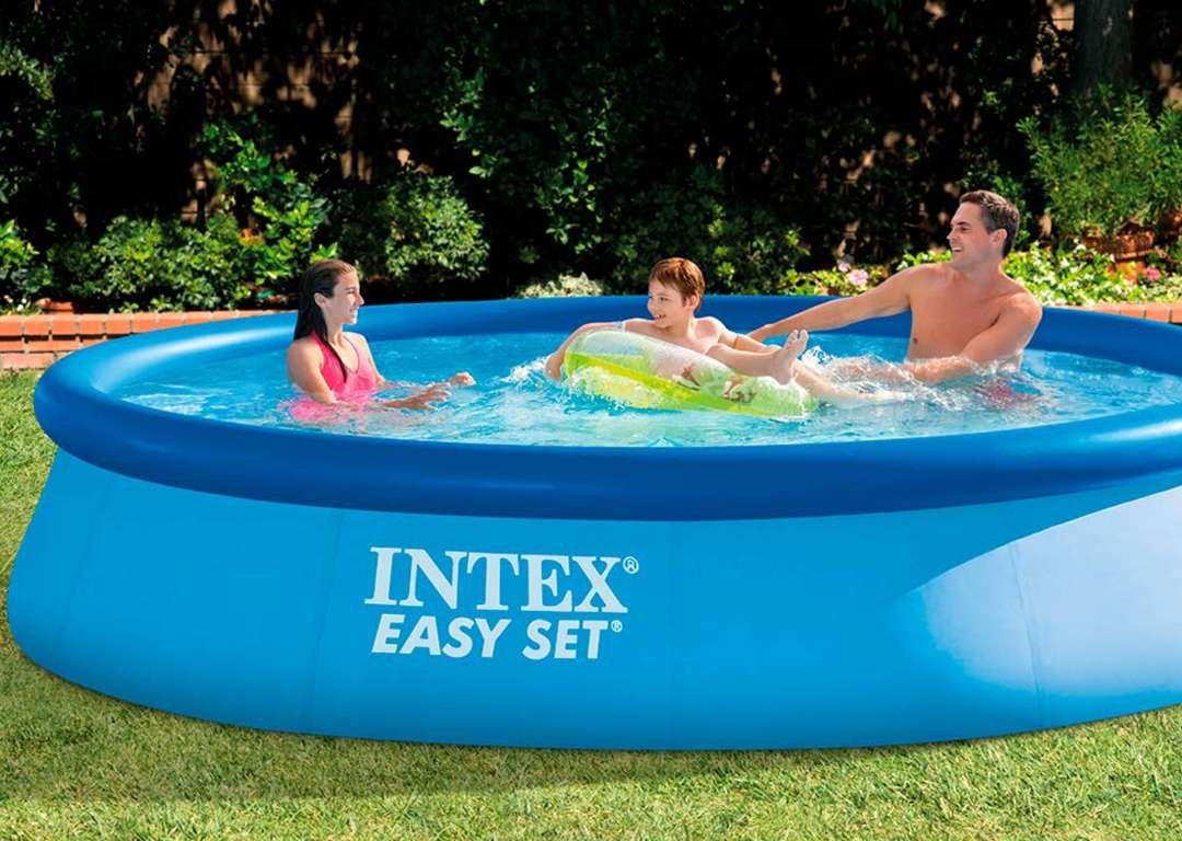 Intex 28160 | Size 15.0 x 15.0 x 3.00 Ft | Easy Set Round Inflatable Above Ground Swimming Pool - Image 3