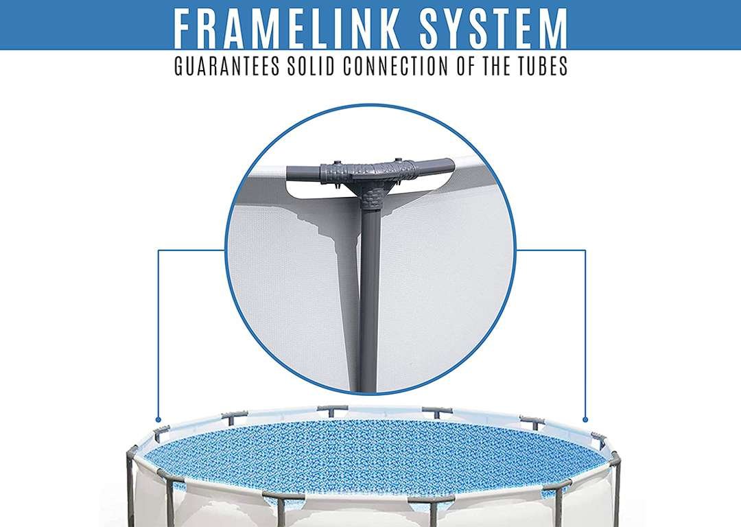 Bestway 56406 | Size 10.0 x 10.0 x 2.50 Ft | Steel Pro MAX Round Metal Frame Portable Ready-Made Swimming Pool - Image 6