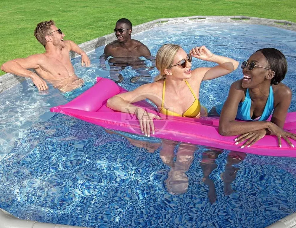 Bestway 56716 | Size 18.0 x 9.0 x 4.00 Ft | Power Steel Vista Series Oval Metal Frame Portable Ready-Made Swimming Pool - Image 9