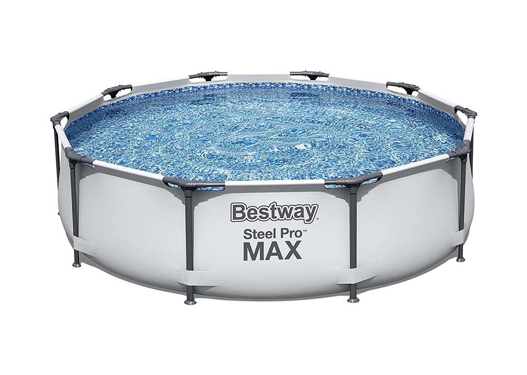 Bestway 56406 | Size 10.0 x 10.0 x 2.50 Ft | Steel Pro MAX Round Metal Frame Portable Ready-Made Swimming Pool - Image 5