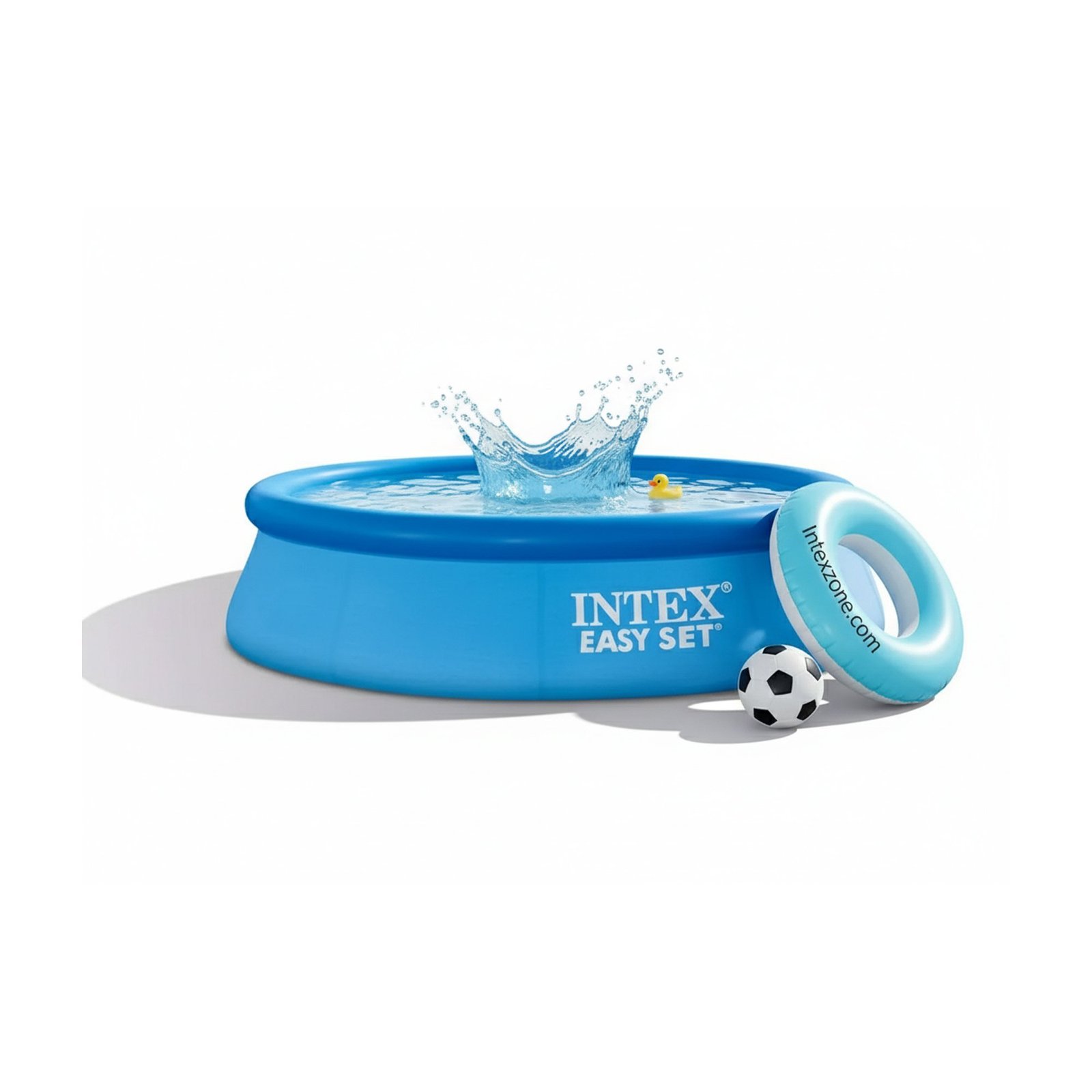 Intex 28130 | Size 12.0 x 12.0 x 2.50 Ft | Easy Set Round Inflatable Portable Swimming Pool