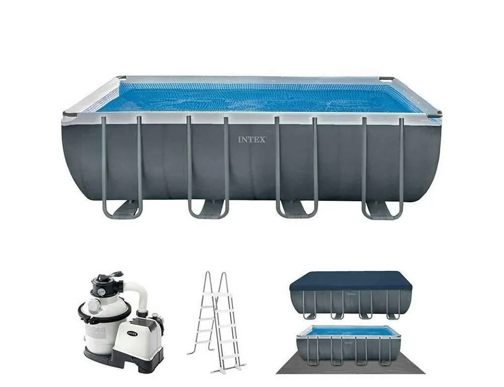 Intex 26364 | Size 24.0 x 12.0 x 4.33 Ft | Ultra XTR Rectangular Metal Frame Portable Ready-Made Swimming Pool - Image 3
