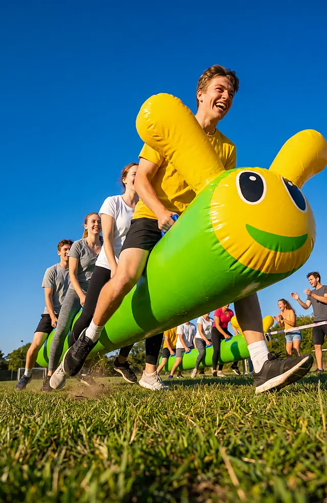Caterpillar race