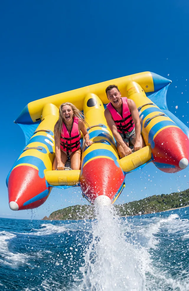 Flying banana boat