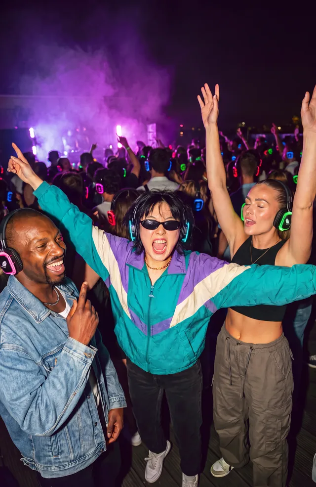 Silent disco festival