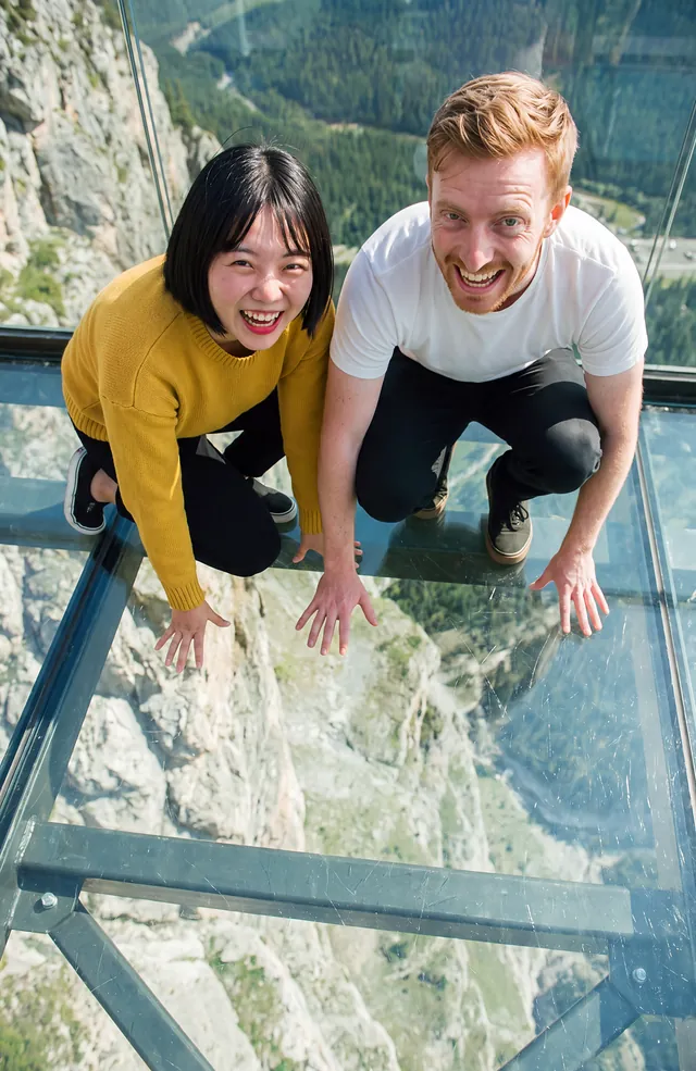 Glass sky walk