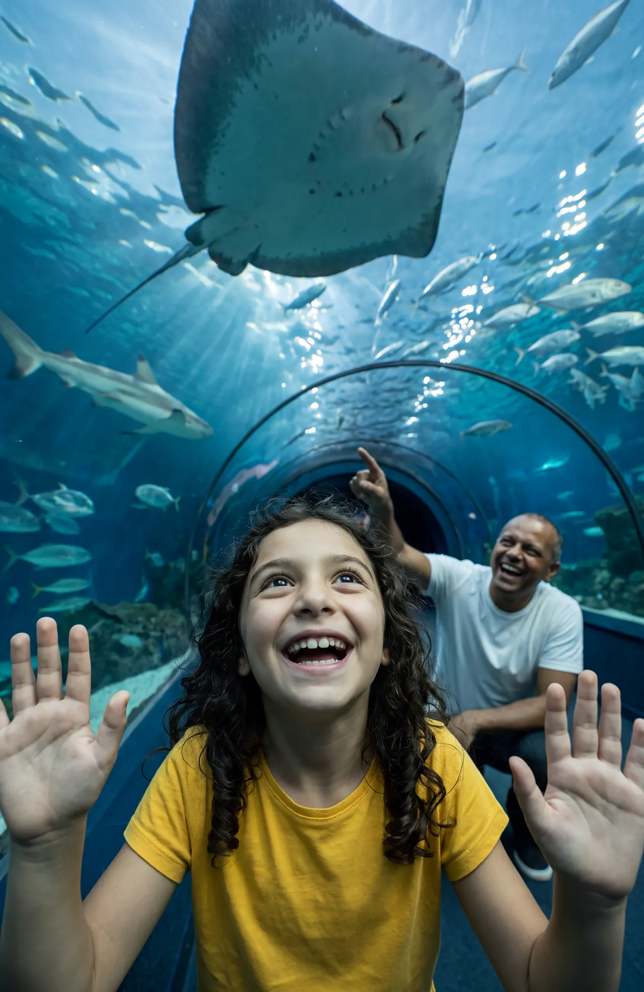 Tunnel aquarium