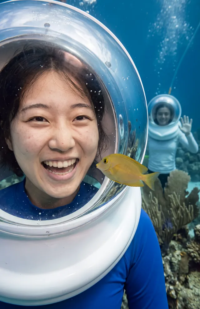 Walk under the sea